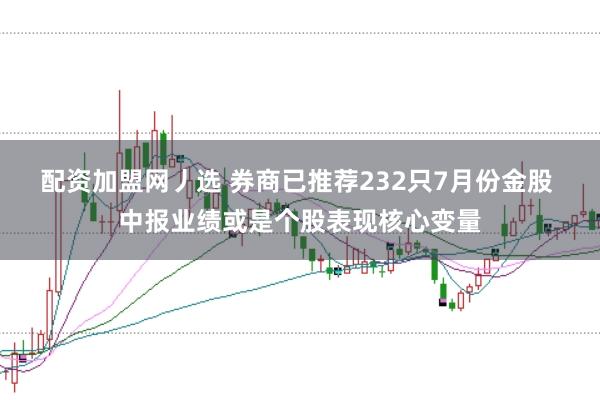配资加盟网丿选 券商已推荐232只7月份金股 中报业绩或是个股表现核心变量
