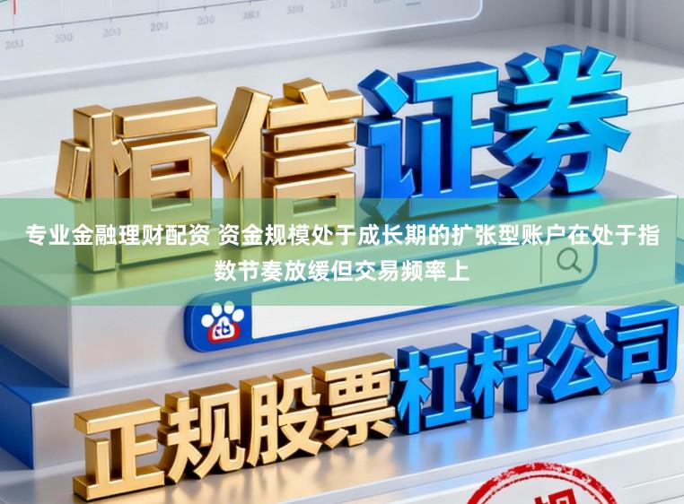 专业金融理财配资 资金规模处于成长期的扩张型账户在处于指数节奏放缓但交易频率上